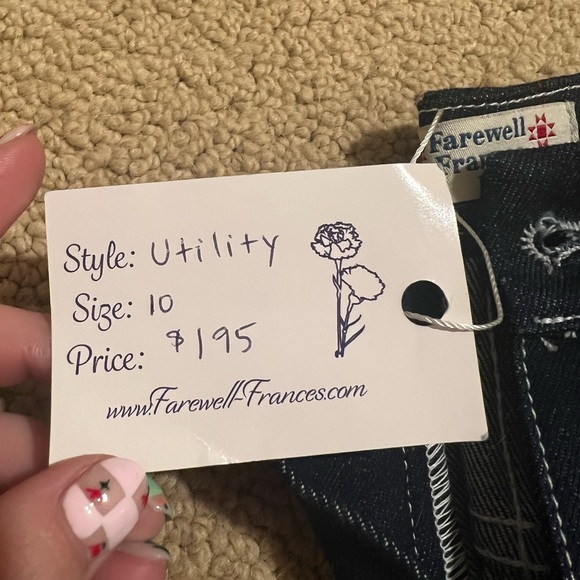 Farewell Frances 100% Cotton Utility Jeans - Picture 4 of 4